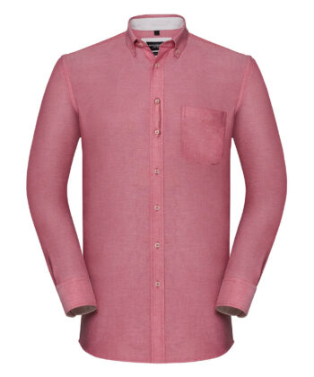 Men's LS Tailored Washed Oxford Shirt