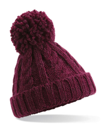 Infant/Junior Cable Knit Melange Beanie