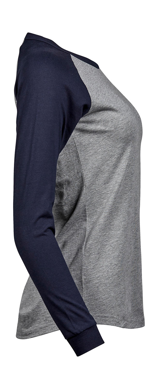 Ladies Baseball Tee Long Sleeve - Image 4