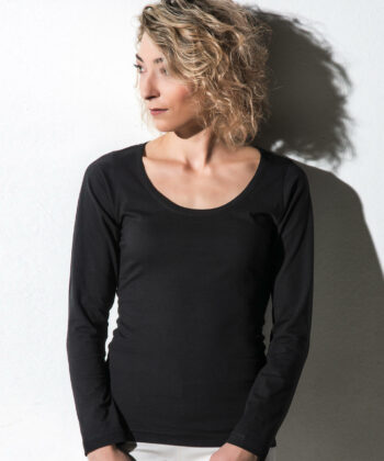 Sheila Women's Organic Deep Round LS