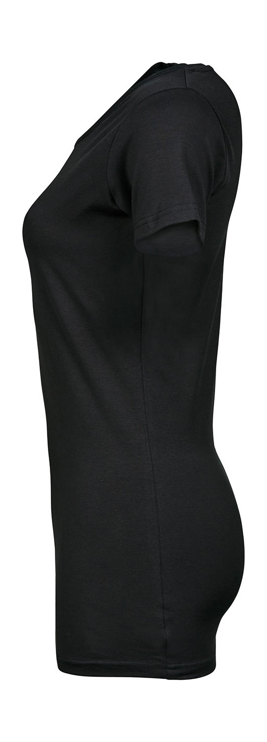 Ladies Stretch Tee Extra Long - Image 2