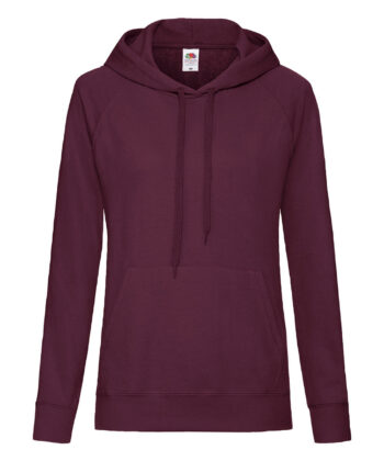 Ladies Lightweight Hooded Sweat