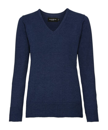 Ladies’ V-Neck Knitted Pullover
