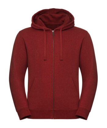 Men's Authentic Melange Zipped Hood Sweat
