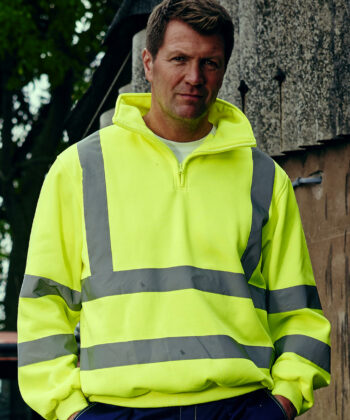 Fluo 1/4 Zip Sweat Shirt