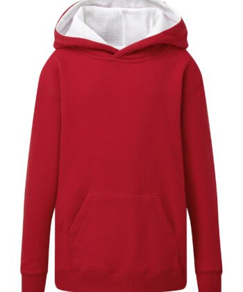 Contrast Hooded Sweatshirt Kids