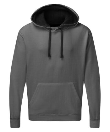 Contrast Hooded Sweatshirt Men