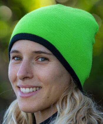 Soft Feel Cuffless Reversible Beanie