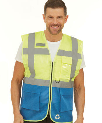 Fluo Open Mesh Executive Waistcoat