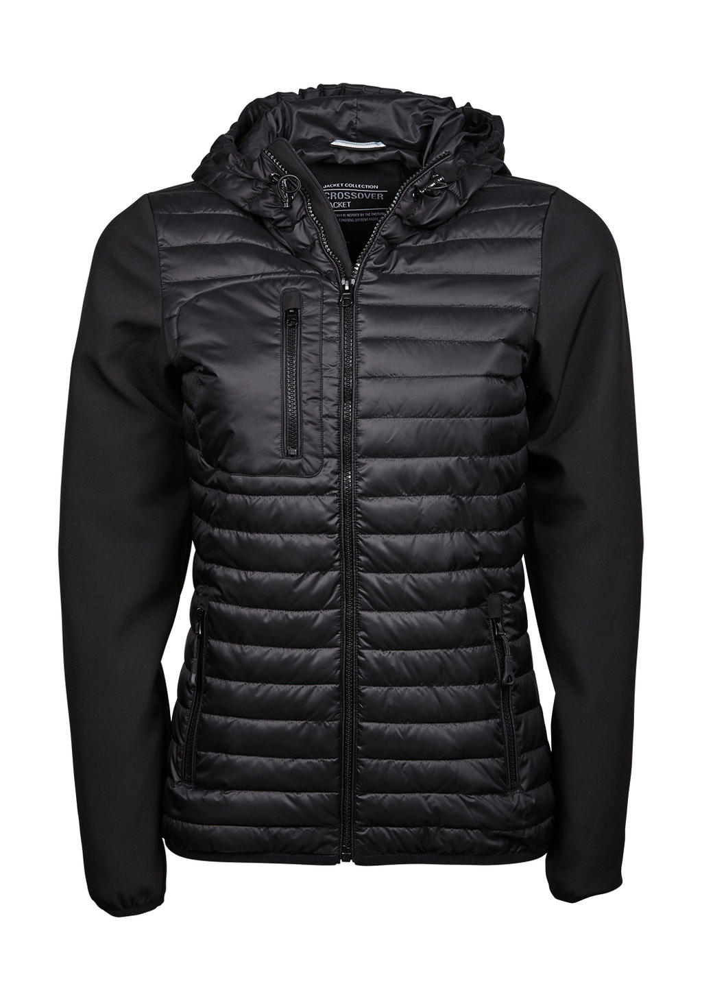 Ladies' Hooded Crossover Jacket - Image 2
