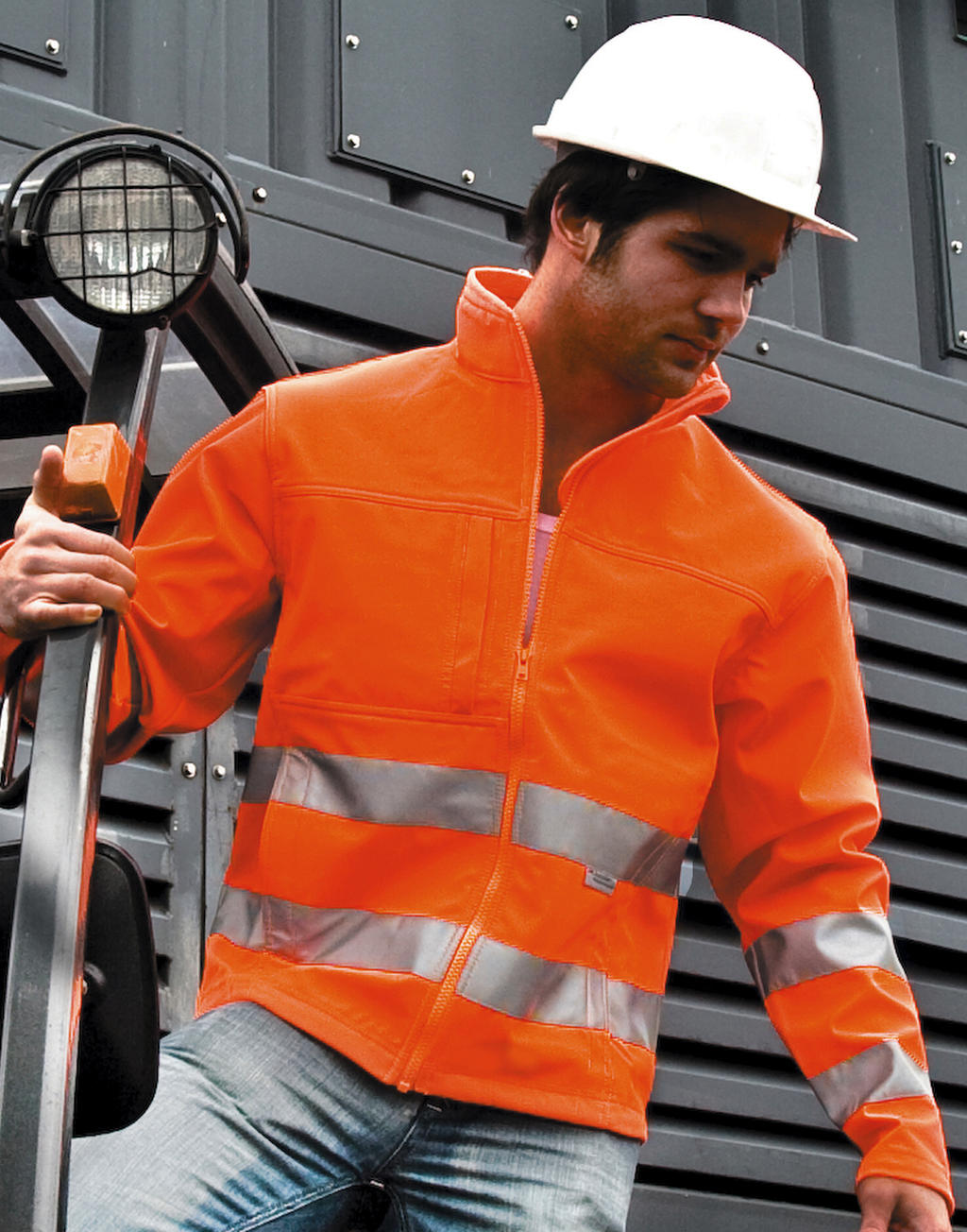 Hi-Vis Soft Shell Jacket - Image 3