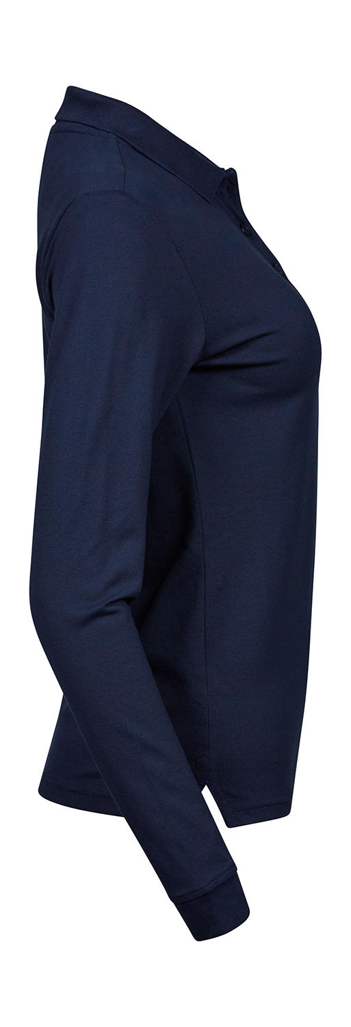 Ladies Luxury LS Stretch Polo - Image 4