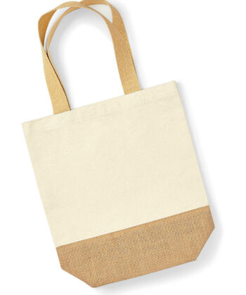 Jute Base Canvas Shopper