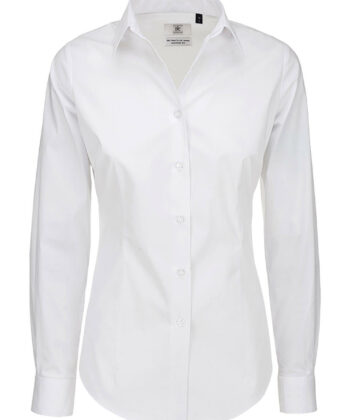 Black Tie LSL/women Poplin Shirt
