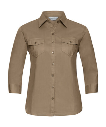 Ladies' Roll 3/4 Sleeve Shirt