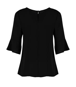 Regular Fit Fluted Sleeve Top - Image 2