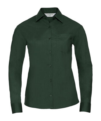 Ladies' LS Poplin Shirt