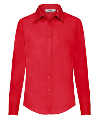 Ladies Poplin Shirt LS