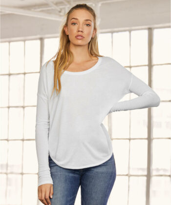 Flowy T-Shirt with 2x1 Sleeves