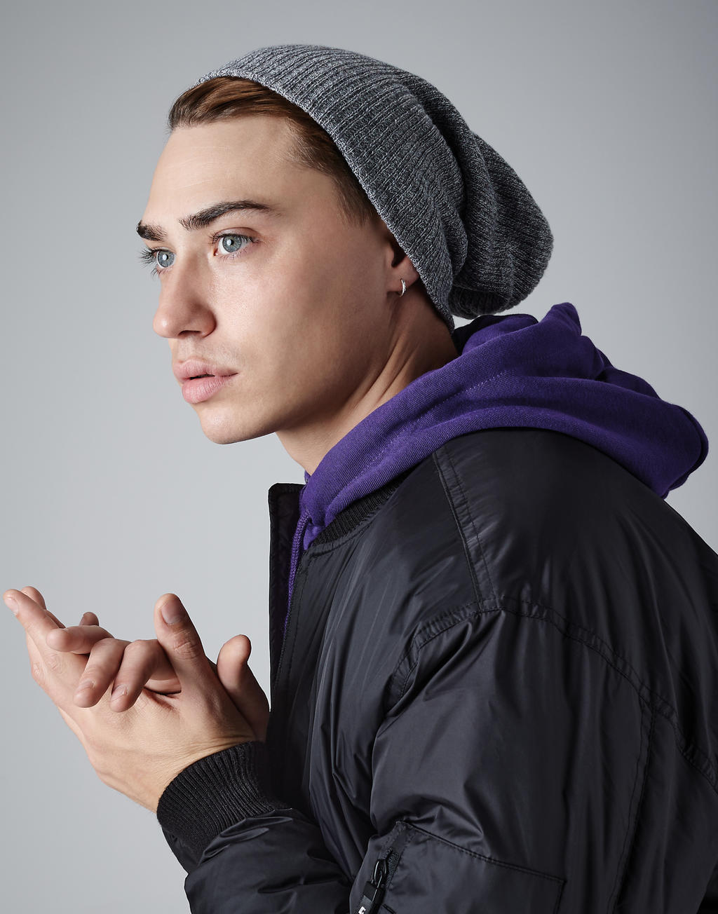 Heavy Gauge Slouch Beanie - Image 2