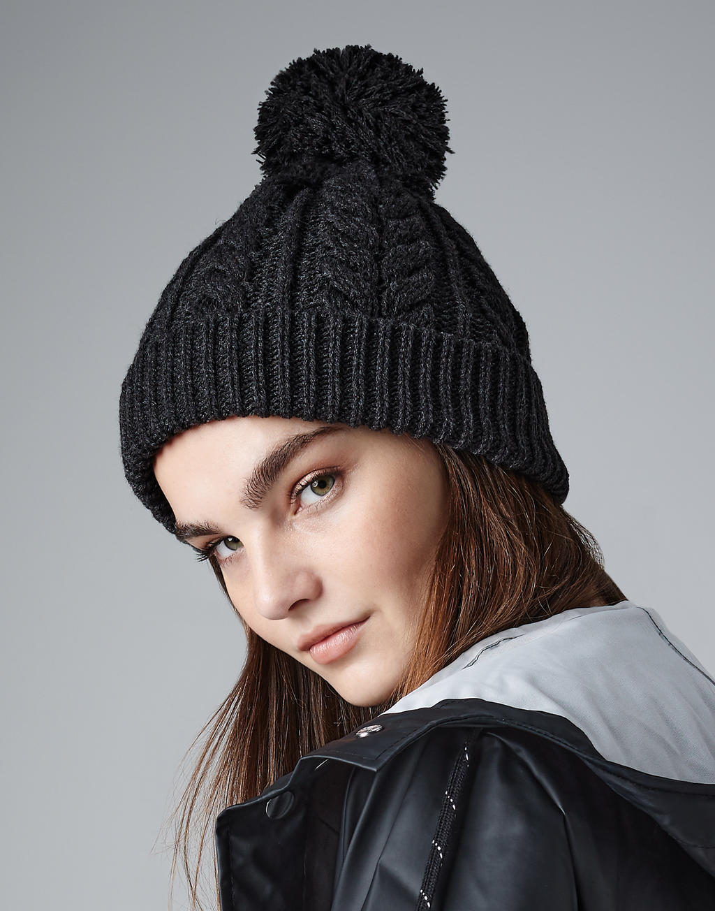 Cable Knit Snowstar Beanie - Image 2