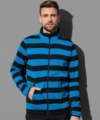 Striped Fleece Jacket