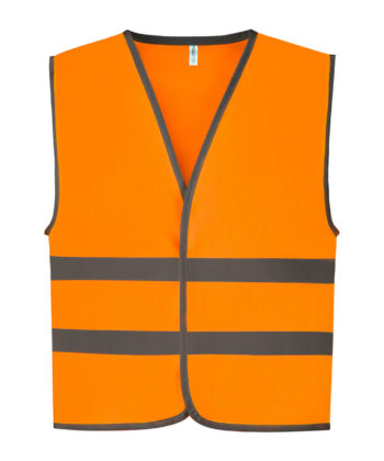 Kids Fluo Reflective Border Waistcoat