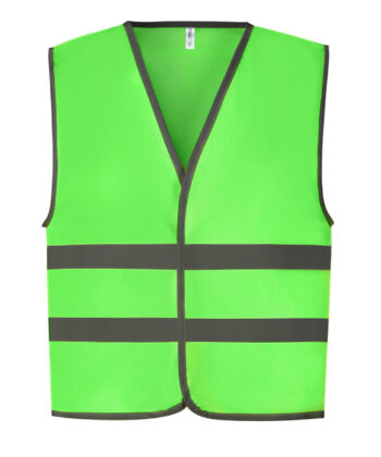 Kids Fluo Reflective Border Waistcoat