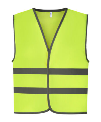 Kids Fluo Reflective Border Waistcoat