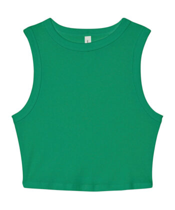 Women's Micro Rib Muscle Crop Tank