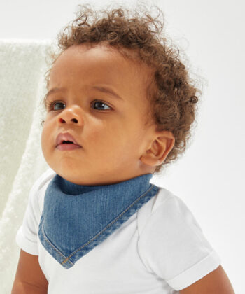 Baby Rocks Denim Bandana Bib