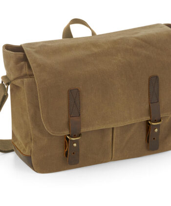 Heritage Waxed Canvas Messenger