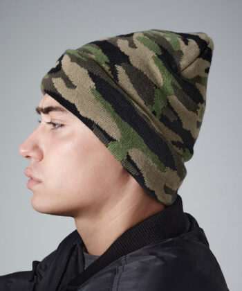 Camo Cuffed Beanie
