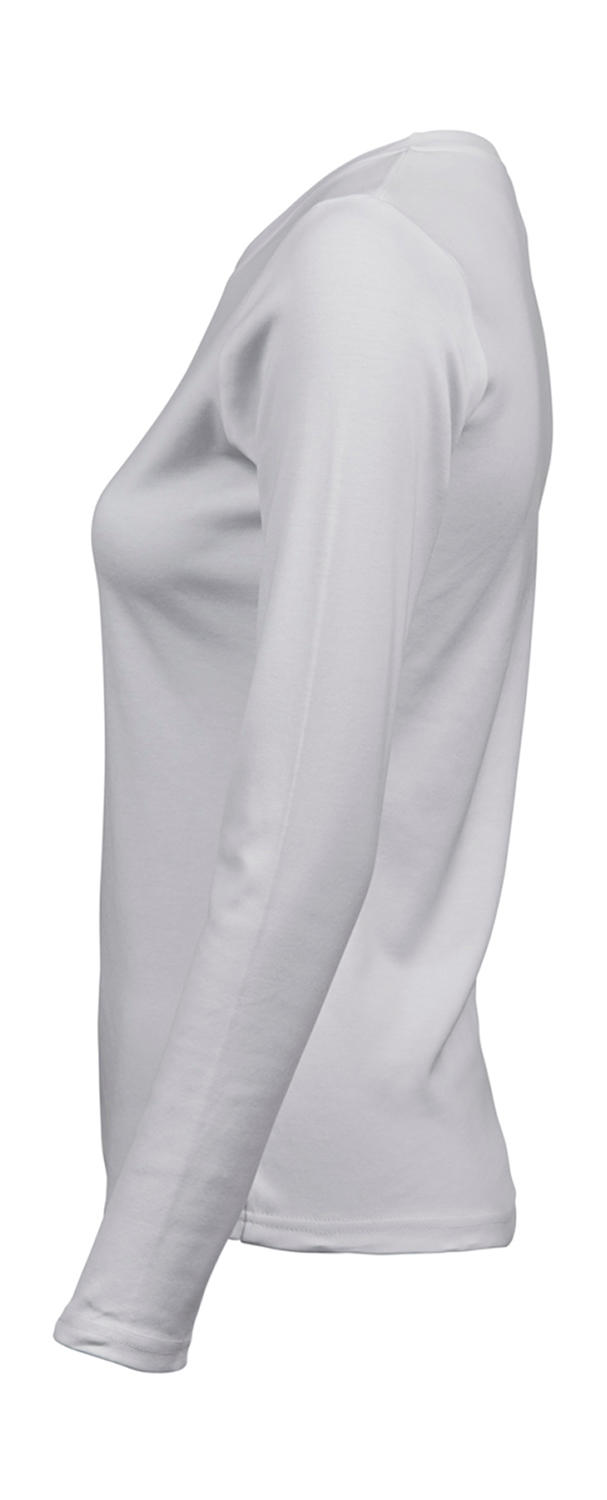 Ladies LS Interlock T-Shirt - Image 3