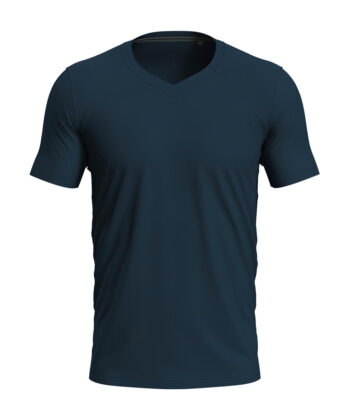 Stretch-T V-neck for men