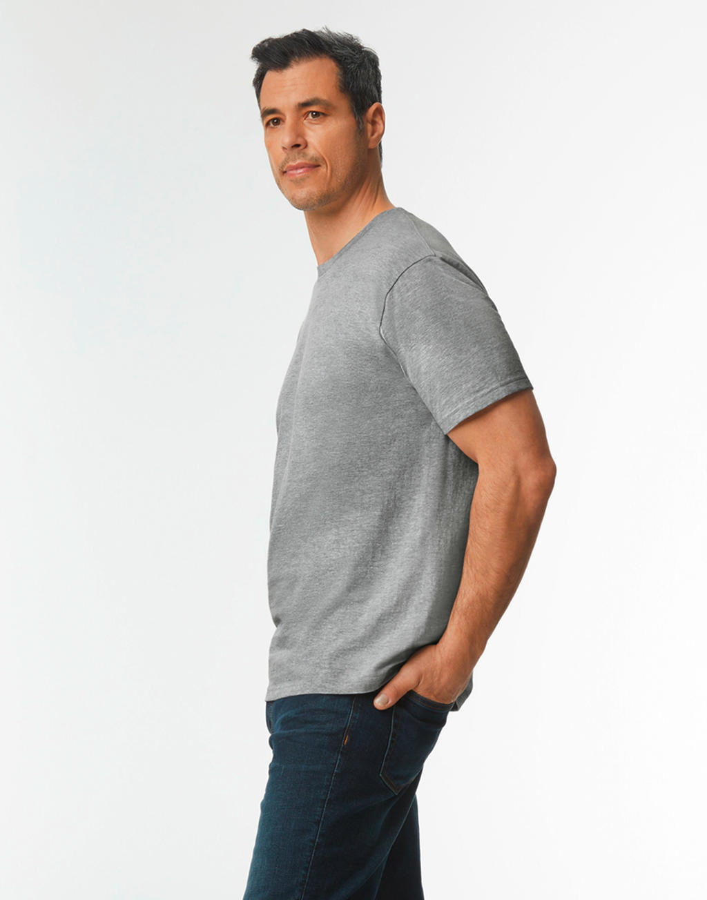 Softstyle Midweight Adult T-Shirt - Image 2