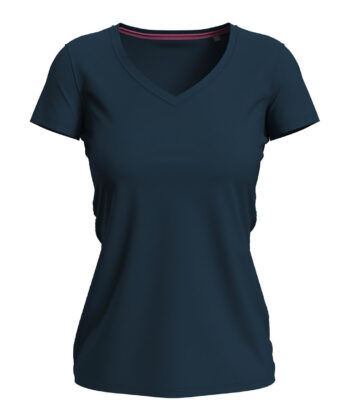 Stretch-T V-neck for women