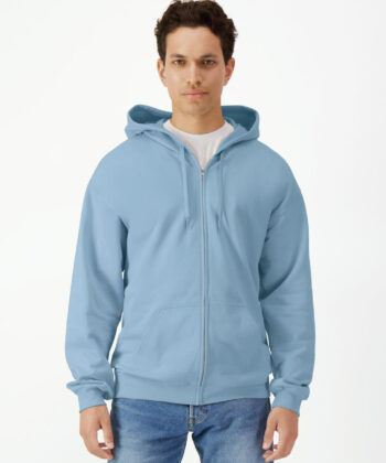 Softstyle Midweight Full Zip Hooded Sweat