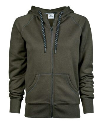 Ladies Fashion Full Zip Hood