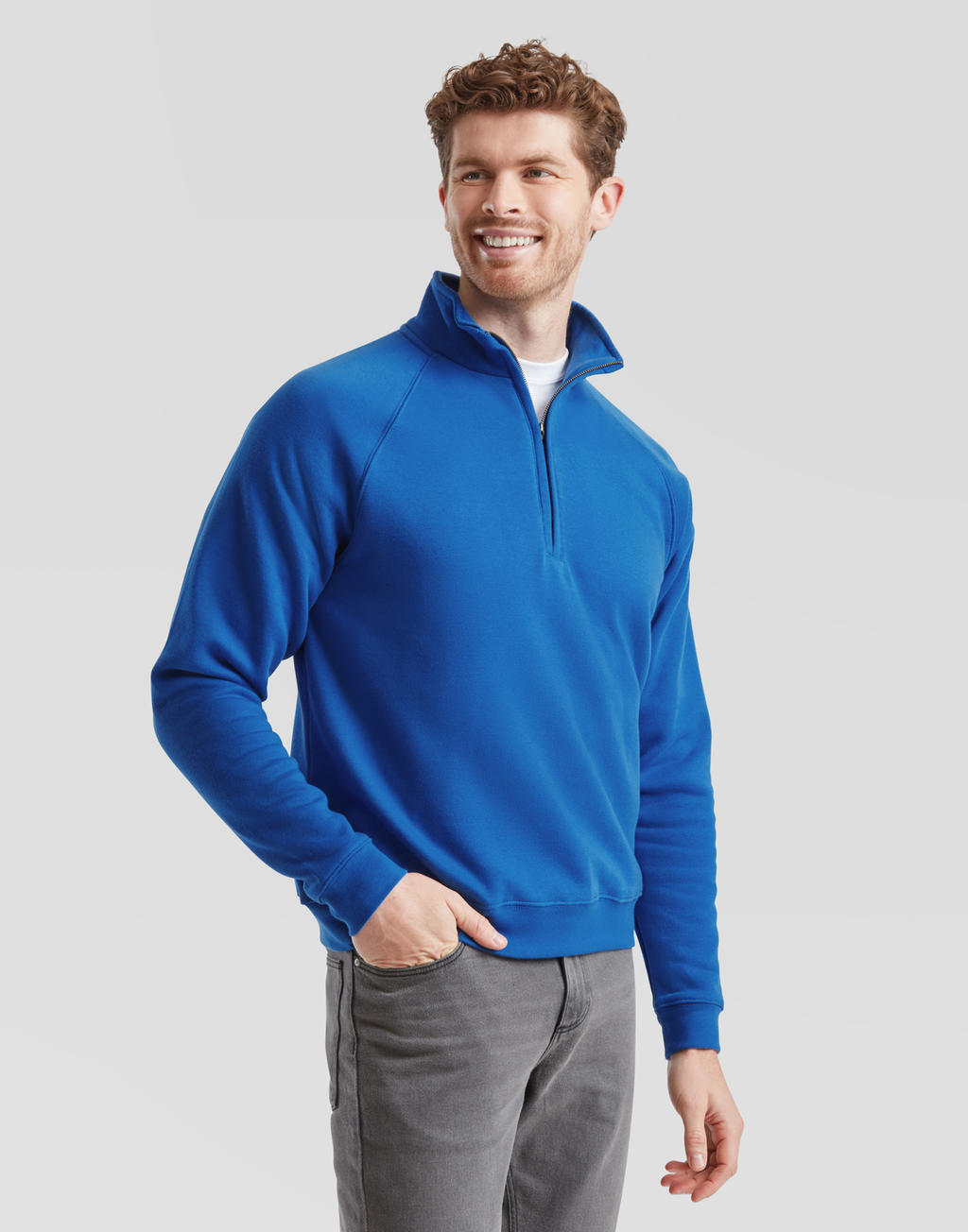Premium Zip Neck Sweat - Image 4