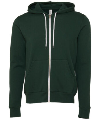Unisex Poly-Cotton Full Zip Hoodie
