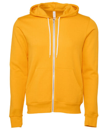 Unisex Poly-Cotton Full Zip Hoodie