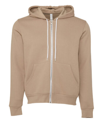 Unisex Poly-Cotton Full Zip Hoodie