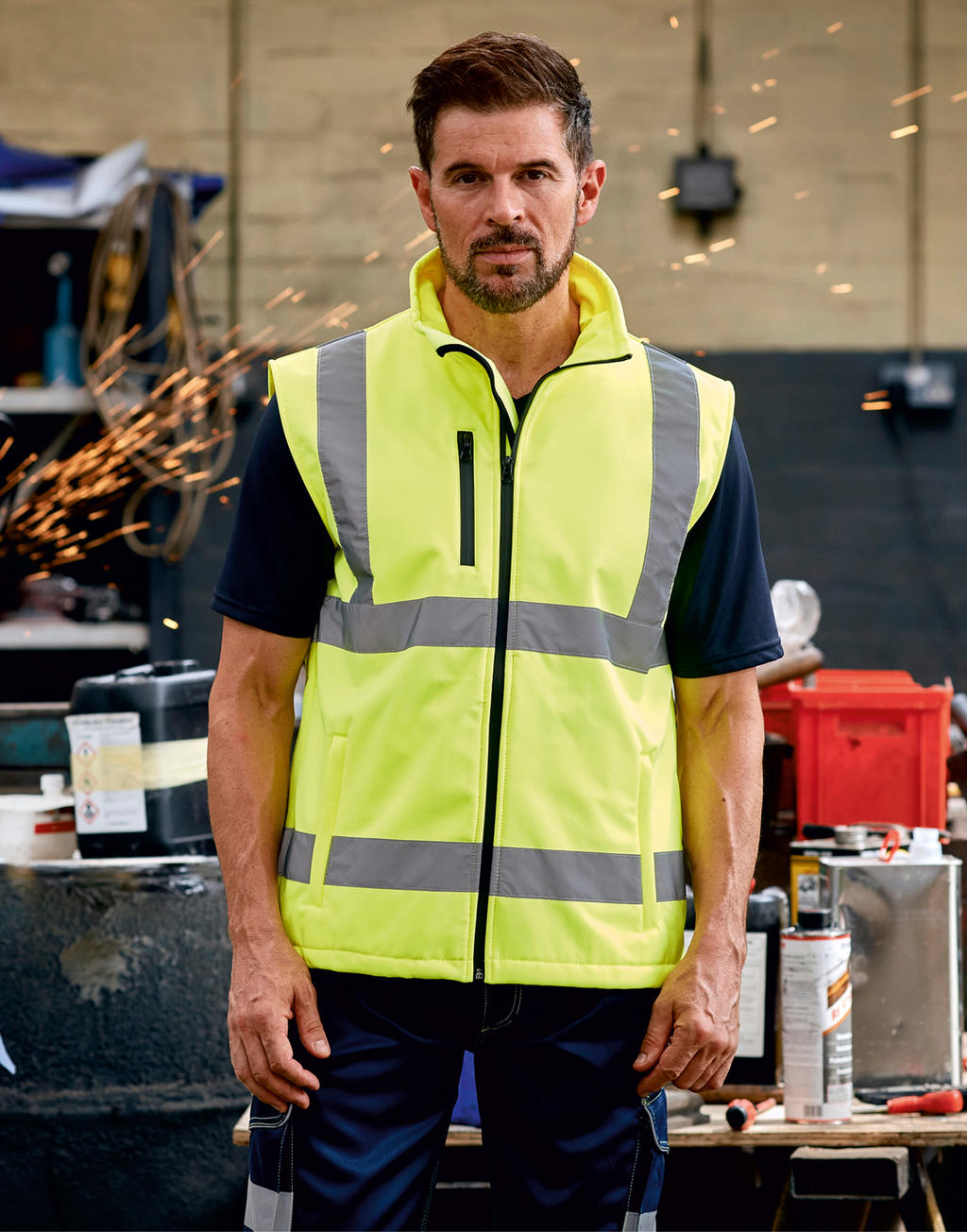Fluo Softshell Bodywarmer - Image 2