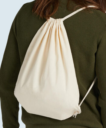 Baby Canvas Cotton Drawstring Backpack