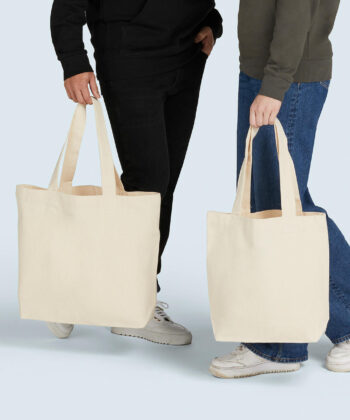 Canvas Wide Shopper LH