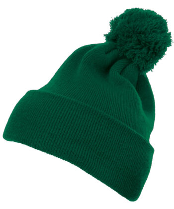 Cuffed Pom Pom Knit Beanie