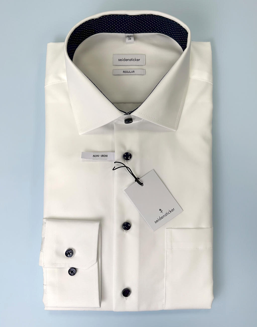 Contrast Patch Regular Fit 1/1 Business Kent - Image 5