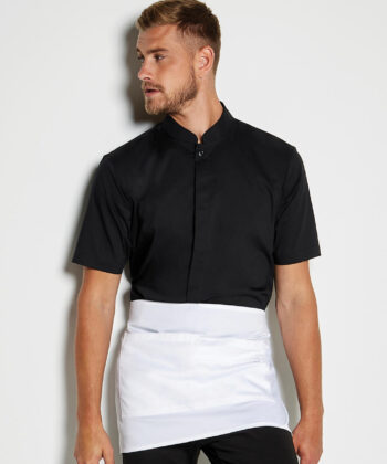 Tailored Fit Mandarin Collar Shirt SSL