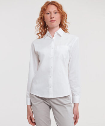 Ladies' Cotton Poplin Shirt LS